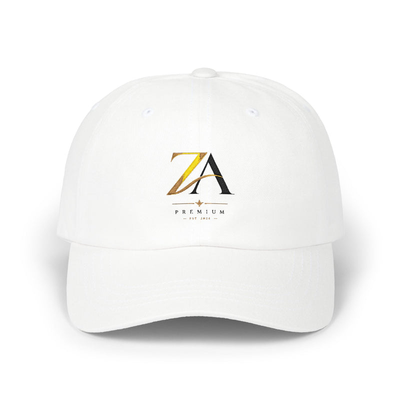 ZA Minimalist  Cap - White Adjustable Baseball Hat